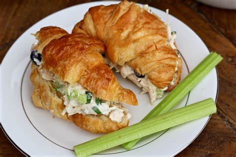 Chicken Salad Croissant - calories, carbs, nutrition