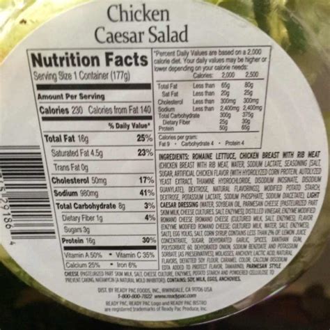 Chicken Salad Mix - calories, carbs, nutrition