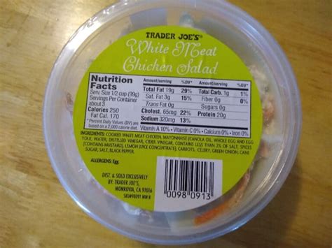 Chicken Salad on white - calories, carbs, nutrition