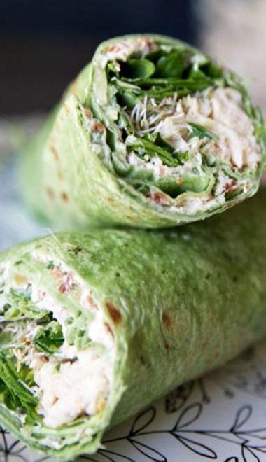 Chicken Salad Spinach Herb Wrap - calories, carbs, nutrition