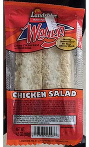 Chicken Salad Wedge - calories, carbs, nutrition