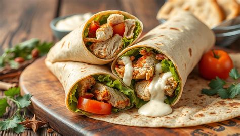 Chicken Shawarma Wrap - calories, carbs, nutrition