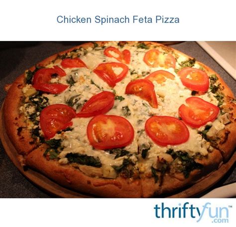 Chicken, Spinach & Feta Wheat Pizza - calories, carbs, nutrition