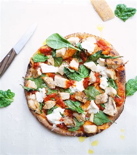 Chicken Spinaci Pizza by Slice - calories, carbs, nutrition