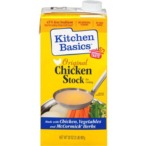 Chicken Stock, Basic - calories, carbs, nutrition
