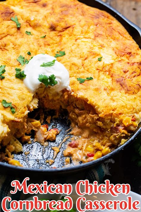 Chicken Taco Cornbread Pie - calories, carbs, nutrition