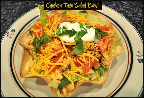 Chicken Taco Salad, Baked Shell - calories, carbs, nutrition