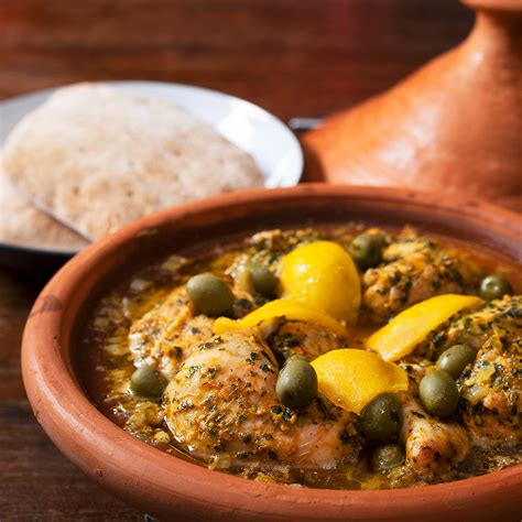 Chicken Tagine with Lemon and Olives - calories, carbs, nutrition