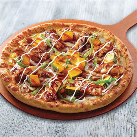 Chicken Teriyaki Pizzam with Cheese - calories, carbs, nutrition