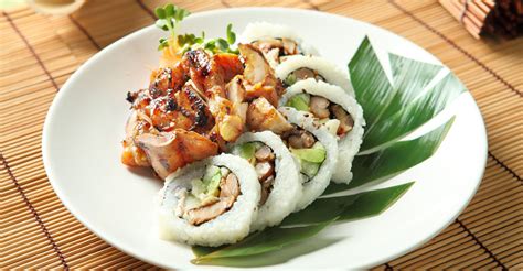 Chicken Teriyaki Roll - calories, carbs, nutrition