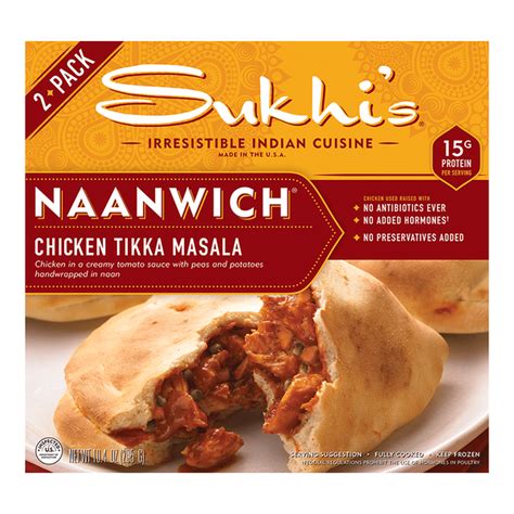 Chicken Tikka Masala - naanwich (84059.1) - calories, carbs, nutrition