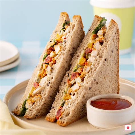 Chicken Tikka Sandwich - calories, carbs, nutrition