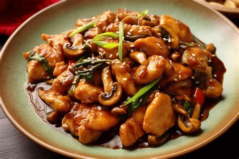 Chicken Tofu and Mushroom Stir Fry - calories, carbs, nutrition