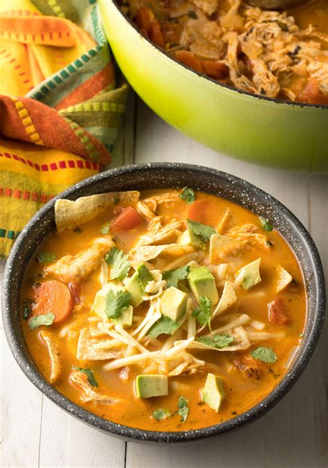 Chicken Tortilla Soup with Guacamole - calories, carbs, nutrition