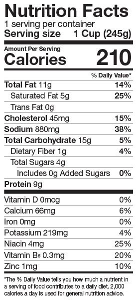 Chicken & Wild Rice (13848.0) - calories, carbs, nutrition