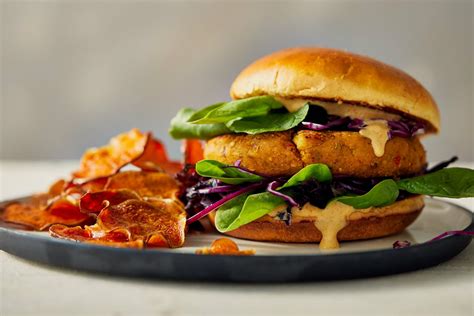 Chickpea & Coriander Burger - calories, carbs, nutrition