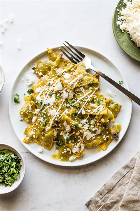 Chilaquiles with Salsa Verde - calories, carbs, nutrition