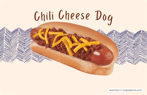 Chili Hot Dog - calories, carbs, nutrition