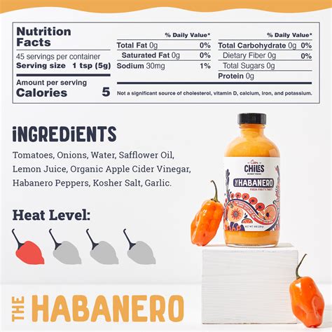 Chili & Lime MarinatedEPork w/Habanero - calories, carbs, nutrition