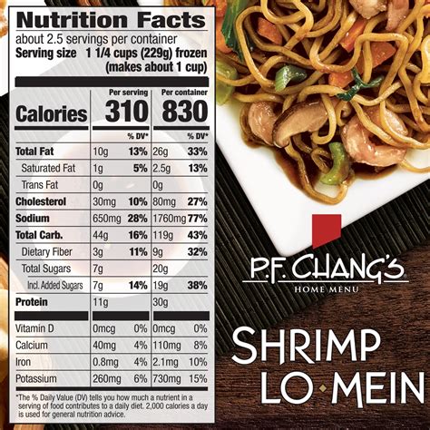 Chili Lime Shrimp Lo Mein - calories, carbs, nutrition