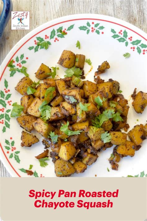 Chili Roasted Chayote Zucchini (36567.0) - calories, carbs, nutrition