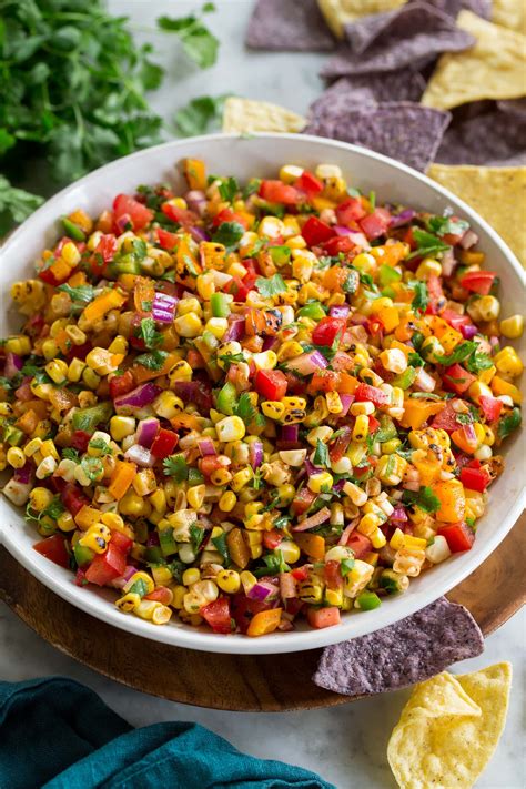 Chilled Red Green Tomato Soup and Roasted Corn Salsa - calories, carbs, nutrition