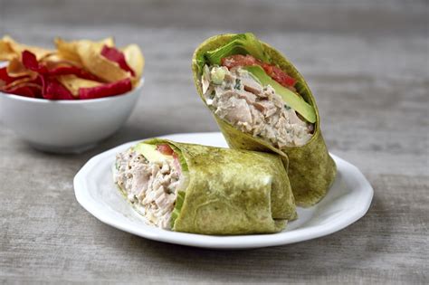 Chimichurri Citrus Tuna Wrap - calories, carbs, nutrition