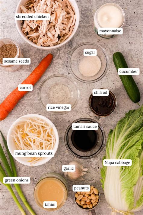 Chinese Bang Bang Chicken with Salad & Dressing - calories, carbs, nutrition