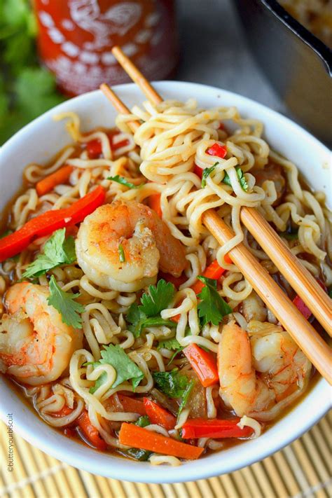 Chinese Noodle Bowl with Shrimp - calories, carbs, nutrition