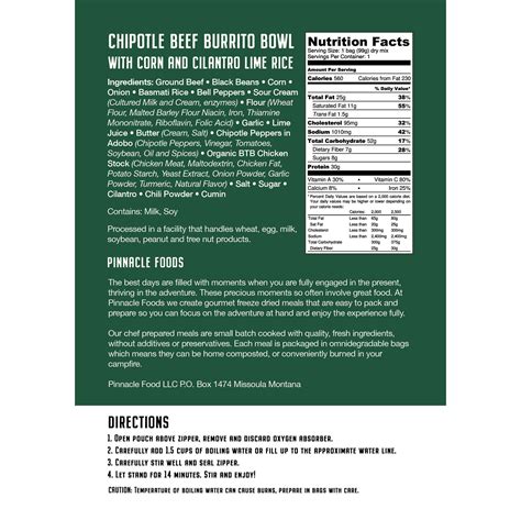 Chipotle Beef Burrito - calories, carbs, nutrition