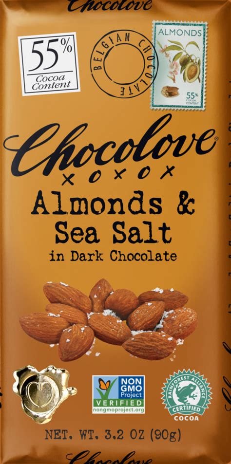 Choc Almond and Sea Salt - calories, carbs, nutrition