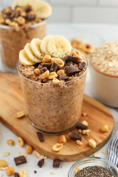 Chocolada Overnight Oats - calories, carbs, nutrition