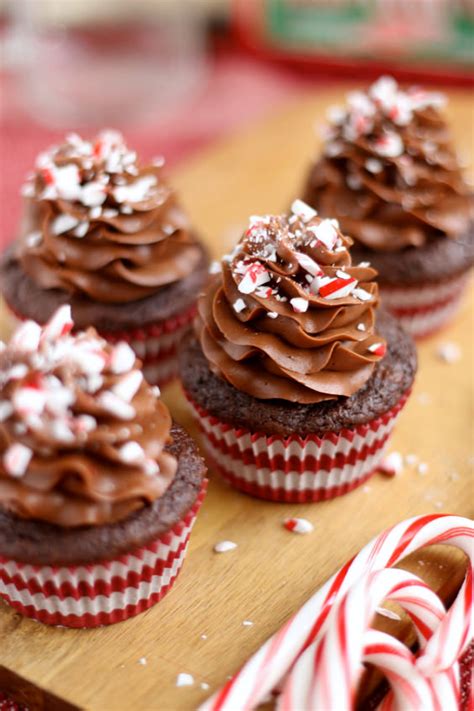 Chocolate Candy Cane Cupcake - calories, carbs, nutrition