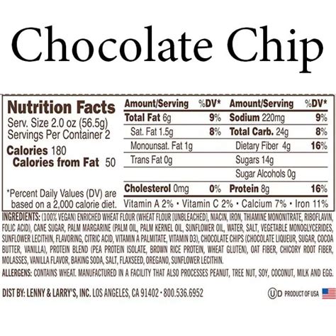 Chocolate Carmel Chip - calories, carbs, nutrition