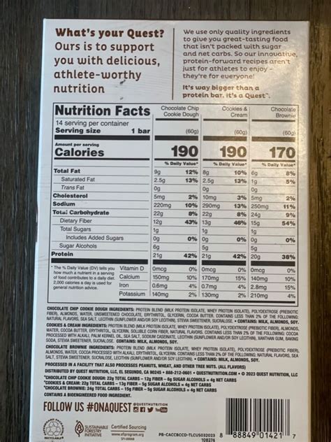 Chocolate Chipper - calories, carbs, nutrition