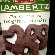 Chocolate Covered Gingerbread Cookie - calories, carbs, nutrition