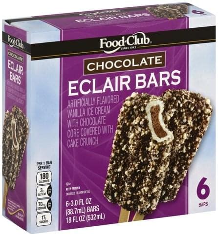 Chocolate Eclair Bar - calories, carbs, nutrition