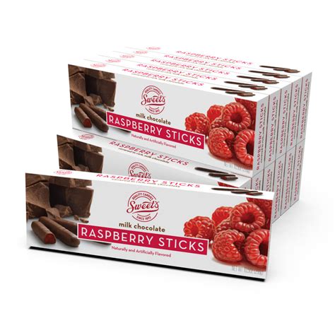 Chocolate Raspberry Sticks - calories, carbs, nutrition