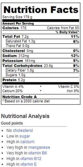 Chocolate Rice Pudding - calories, carbs, nutrition