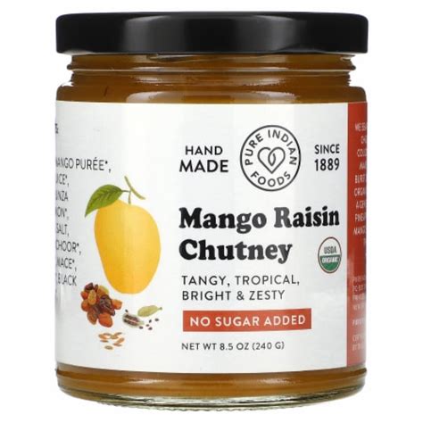 Chutney Mango Raisin 2 oz Ladle - calories, carbs, nutrition