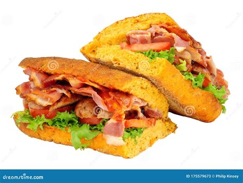 Ciabatta filled with Bacon - calories, carbs, nutrition