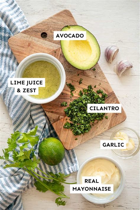 Cilantro Aioli - calories, carbs, nutrition