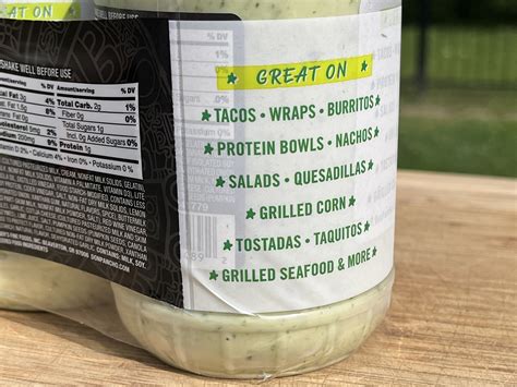 Cilantro Cream - calories, carbs, nutrition