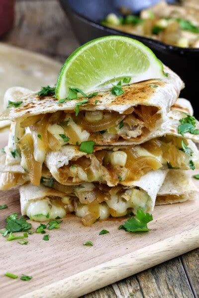 Cilantro Lime Chicken Quesadilla - calories, carbs, nutrition