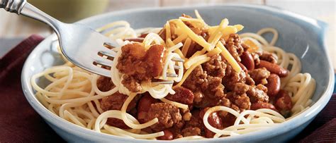 Cincinnati Chili Pasta Bar - calories, carbs, nutrition