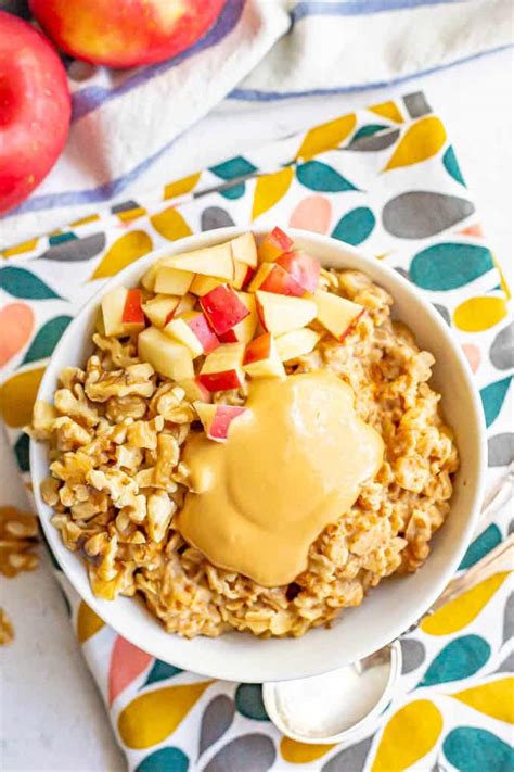 Cinnamon Apple Walnut Oatmeal VG DF GF - calories, carbs, nutrition