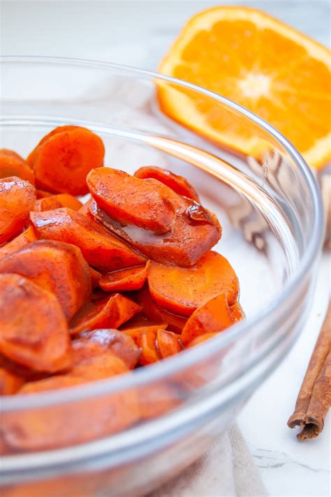 Cinnamon Orange Carrots with Currants - calories, carbs, nutrition