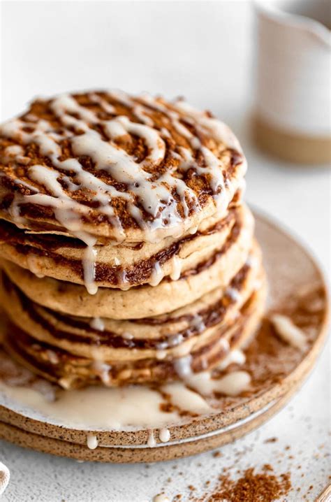 Cinnamon Roll Pancakes - calories, carbs, nutrition