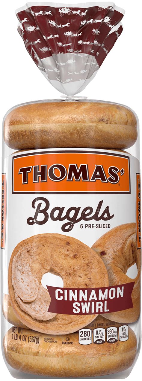 Cinnamon Swirl Bagel - calories, carbs, nutrition