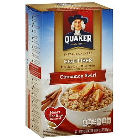 Cinnamon Swirl Oatmeal - calories, carbs, nutrition